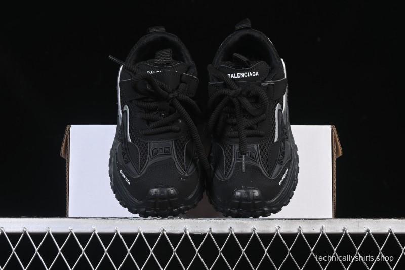 Balenciaga Non-Slip Wear-Resistant Casual Kids Shoes Black