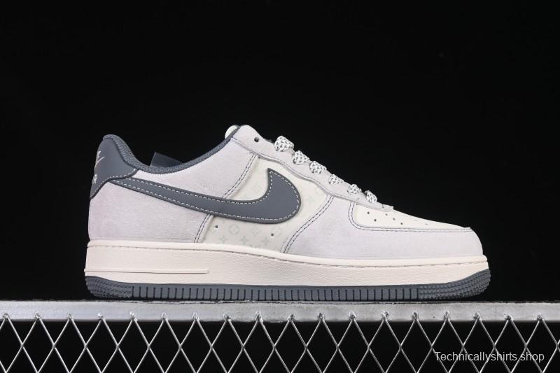 Nike Air Force 1 '07 Low LV Collaboration Grey Hook Woven Label Casual Sneakers - CX5050-Y25