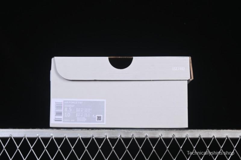 Nike Air Force 1'07 Low Flyknit Black Green Casual Sneakers - CI0051-600