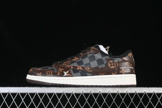 Nike Travis Scott x Fragment Design x Air Jordan 1 Low OG SP AJ1 Low-top Casual Sneakers SC0601-051