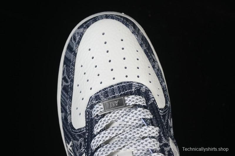Nike Air Force 1 '07 Low LV Collaboration White Blue Casual Sneakers - YF9511-812