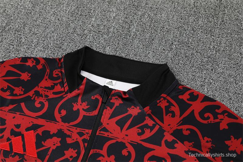 25/26 Liverpool Red Camouflage Half Zipper Jacket+Long Pants