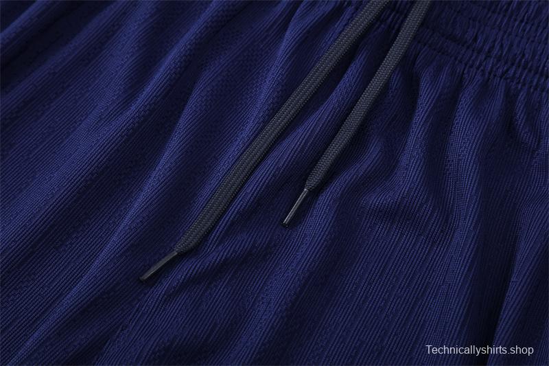 Player Version 25/26 Barcelona Royal Blue T90 Half Zipper Jacket+Long Pants