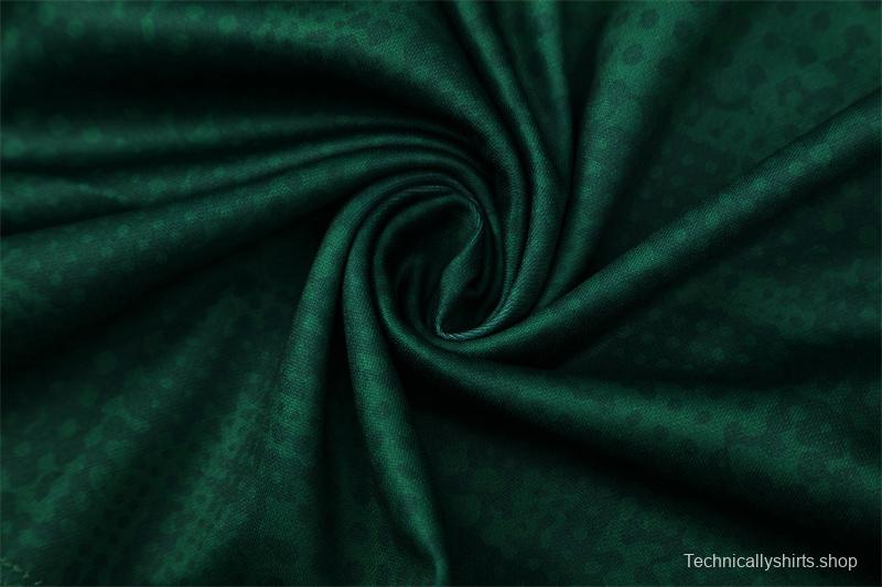 25/26 AC Milan Green Camouflage Half Zipper Jacket+Long Pants