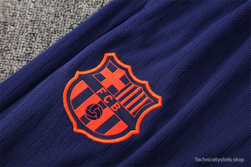 Player Version 25/26 Barcelona Royal Blue T90 Half Zipper Jacket+Long Pants