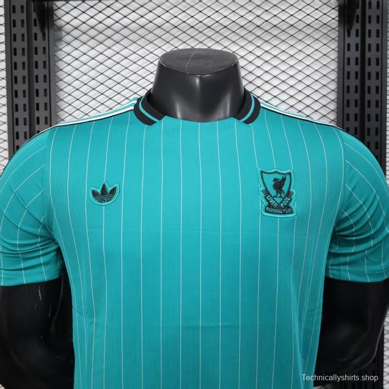 Player Version 25/26 Liverpool  Adidas Original Blue Jersey