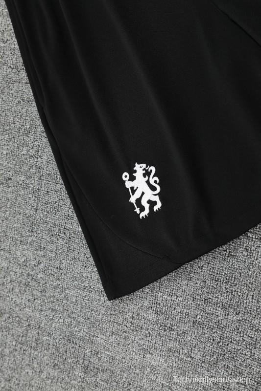 25/26 Chelsea White Vest Jersey+Shorts