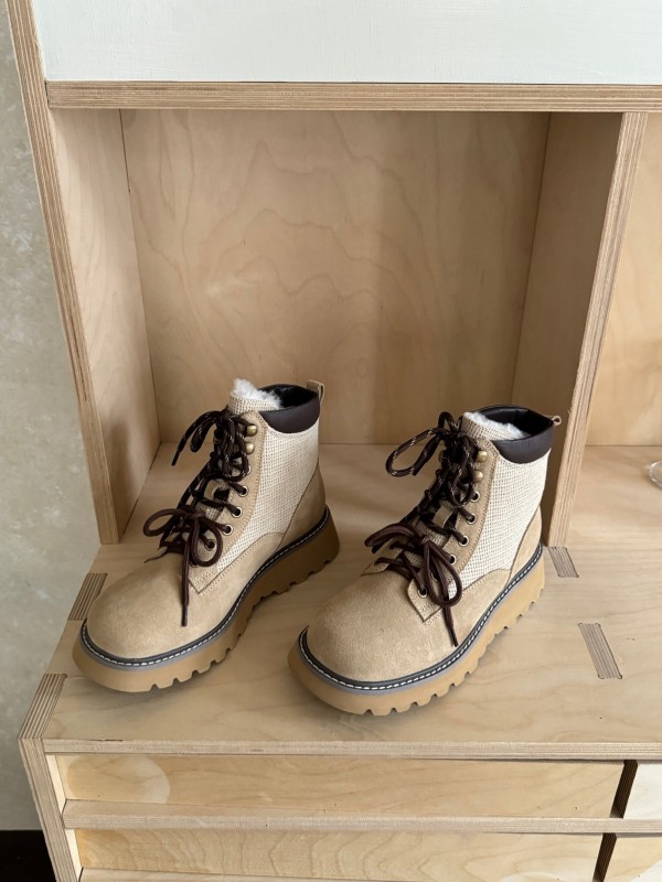 Agoge Autumn Winter New British Style Ankle Boots Martin Boots - KFY00