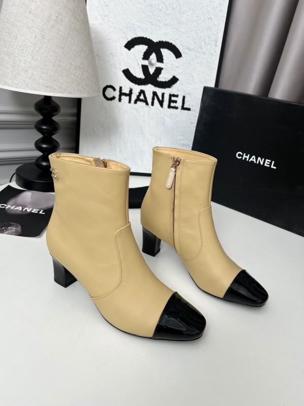 Chanel 2025/SS Double C High Heel Fashion Boots - LY00370/LY00400