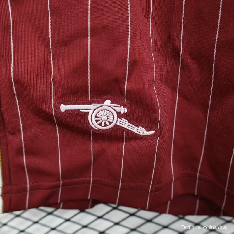 Player Version 25/26 Arsenal Wine Adidas Original Shorts