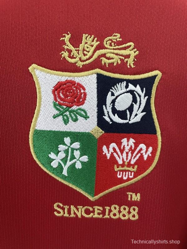2026 British & Irish Lions Red with White Trim Jersey
