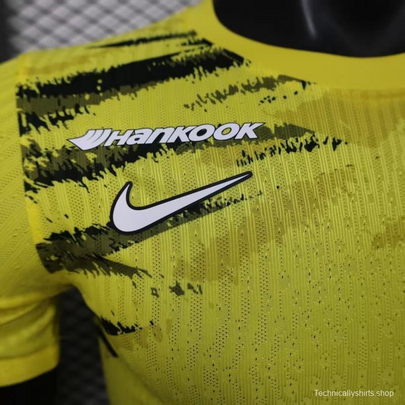 Player Version 25/26 Al-Ahli Saudi  Yellow Pre-Match Jersey