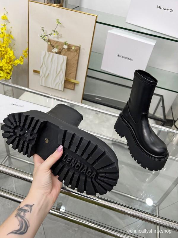 Balenciaga 2025/SS Autumn Winter Platform Ankle Boots Heavy Craftsmanship - LY00350