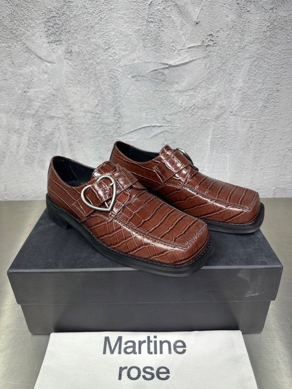 Adidas 2025 SS Square Toe Derby Shoes with Chain Buckle - KFY00420