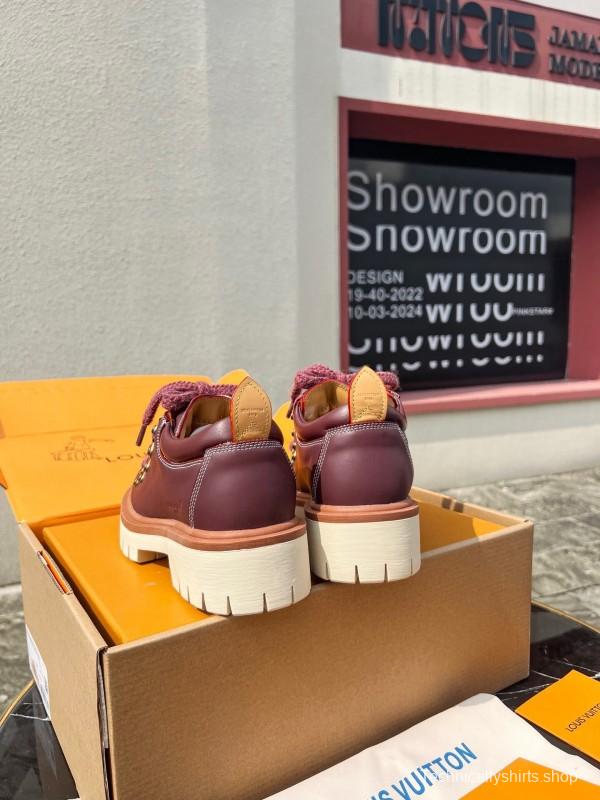 Louis Vuitton Remix Lace-Up Derby Hiking Shoes - LY00340
