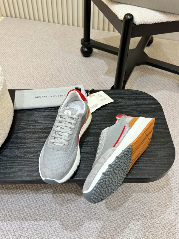 Brunello Cucinelli Casual Sneakers with Seasonal Colors and Retro Design - KFY00320