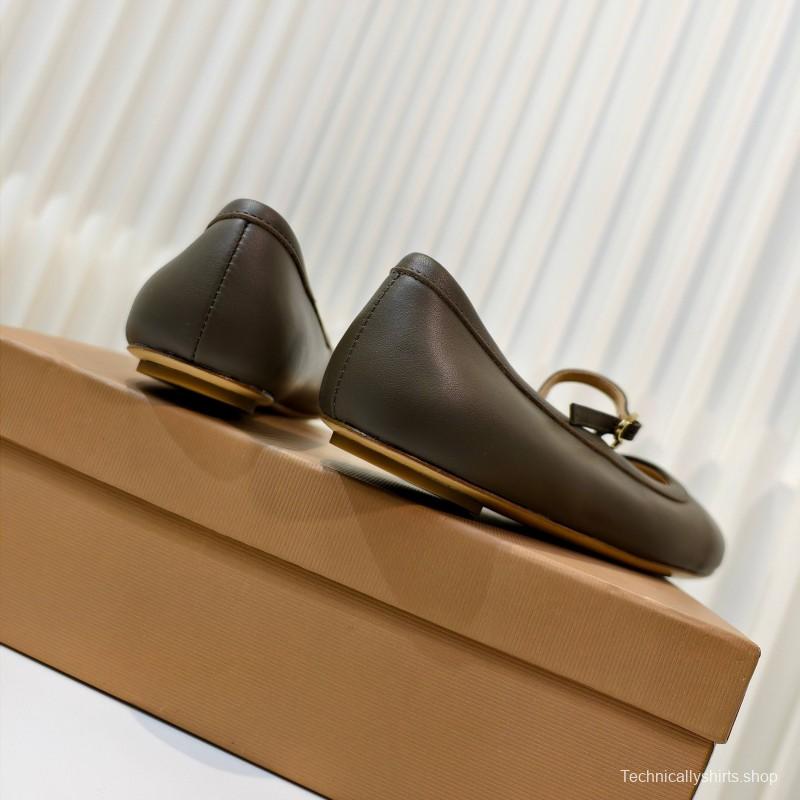 Gianvito Rossi Bohemian Style Flat Ballet Shoes 2025/SS