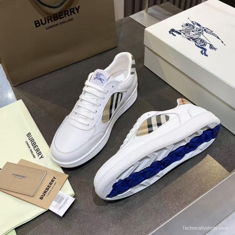 Burberry 2025/SS Italian-Made Sneakers with Equestrian Knight Label - KFY00300