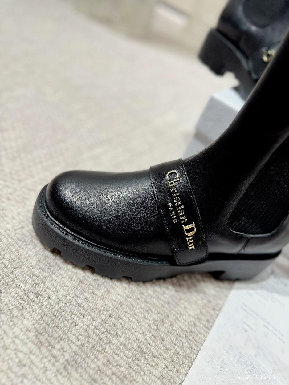 DIOR CHRONO Slip-On Motorcycle Boots - LY00340