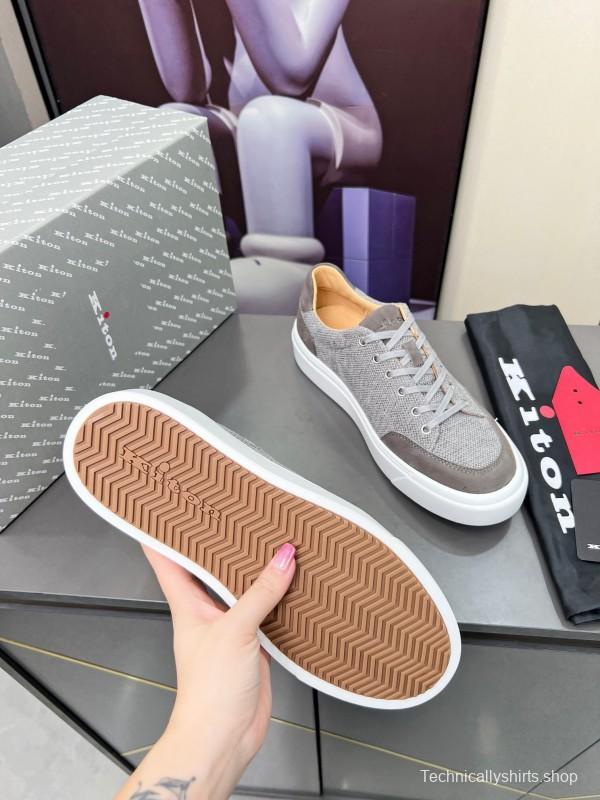 Kiton Tie-Down Old Money Style Casual Men's Shoes - KFY00320