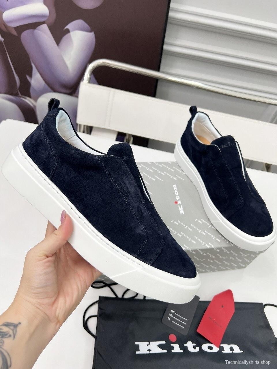 Kiton 2025 SS Slip-On Casual Men's Shoes - KFY00320