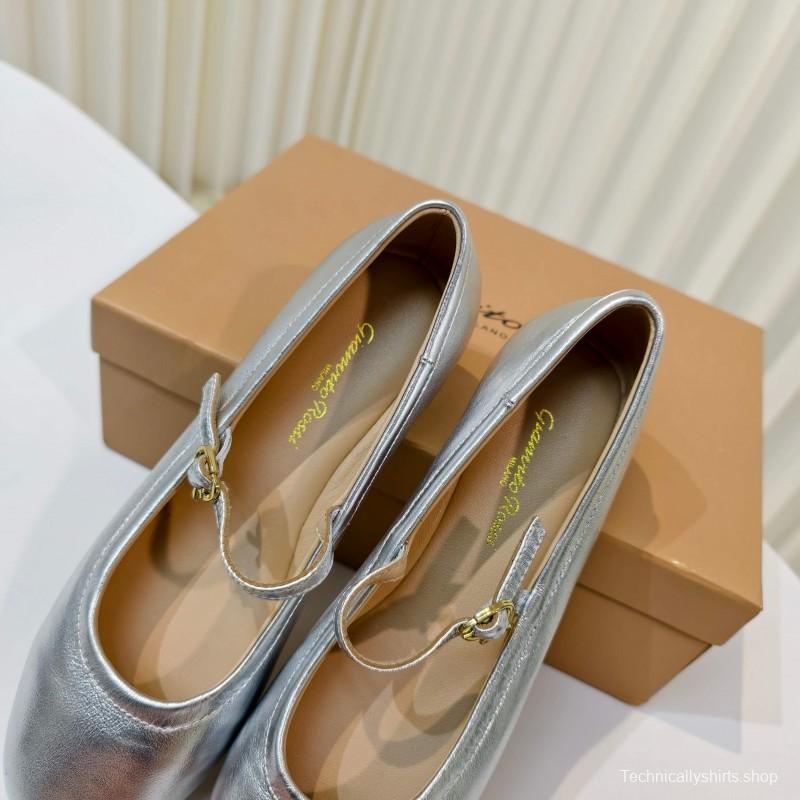 Gianvito Rossi Bohemian Style Flat Ballet Shoes - LY00310