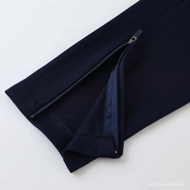 2025 Adidas Royal Blue Full Zipper Jacket+Long Pants