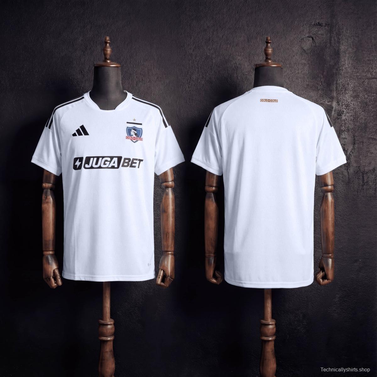 26/27 Colo Colo Home White Jersey