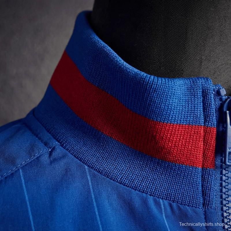 2026 Barcelona Blue Jacket Windbreaker