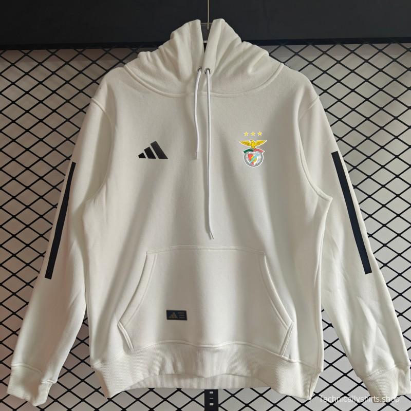 25/26 Benfica Embroidered Logo Hoodie 9 Colors