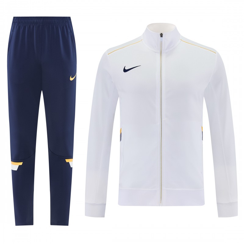 2026 NIKE White Full Zipper Jacket + Long Pants
