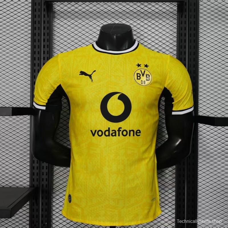 25/26 Player Version Borussia Dortmund Yellow with Black Trim Jersey