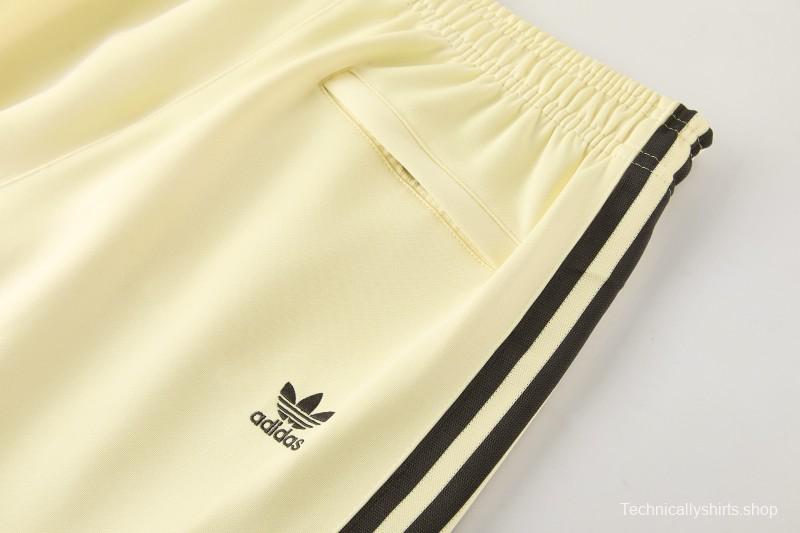 2026  Adidas Apricot Full Zipper Jacket + Long Pants