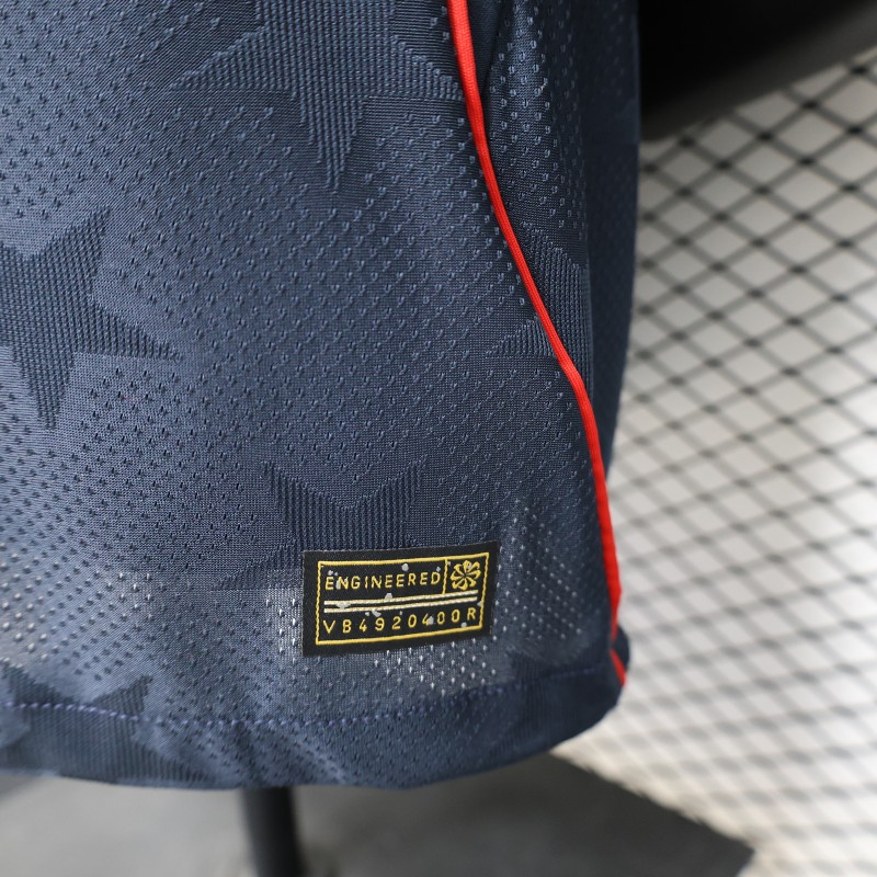 Player Version 2026 USA Navy Blue with All-Over Star Pattern Away Jersey