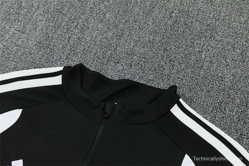 2026 Inter Miami CF Black & White Half Zipper Jacket Tracksuit + Long Pants