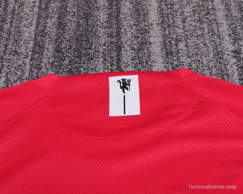 Retro Kids 07/08 Manchester United Home Jersey