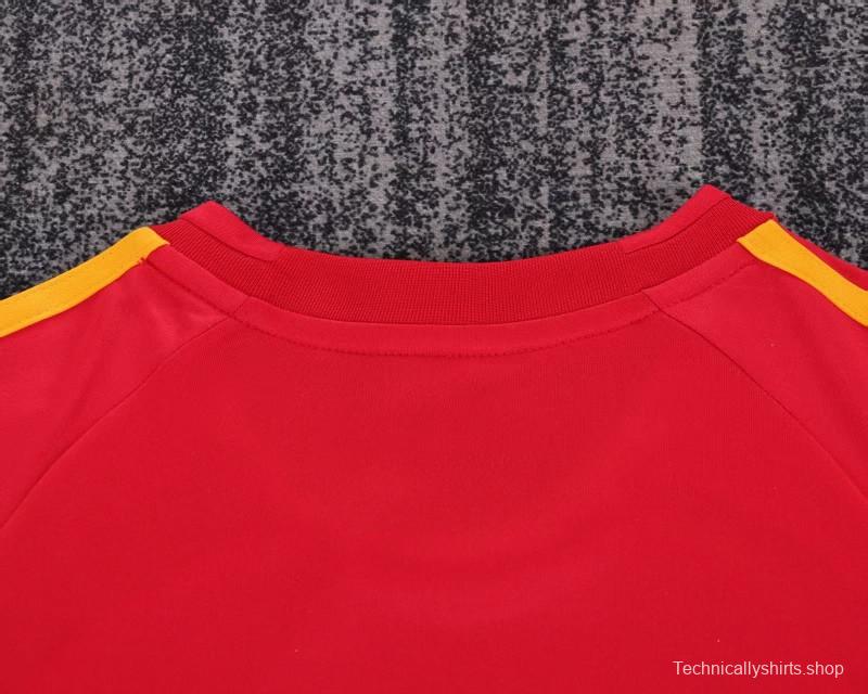 Retro Kids 2008 Spain Home Jersey