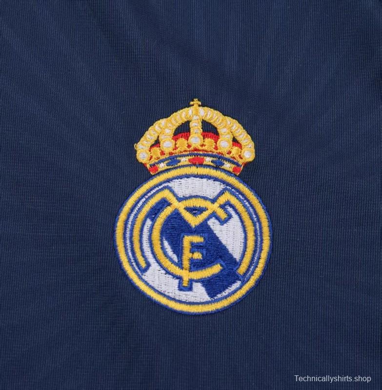 Retro Kids 10/11 Real Madrid Away Navy Jersey