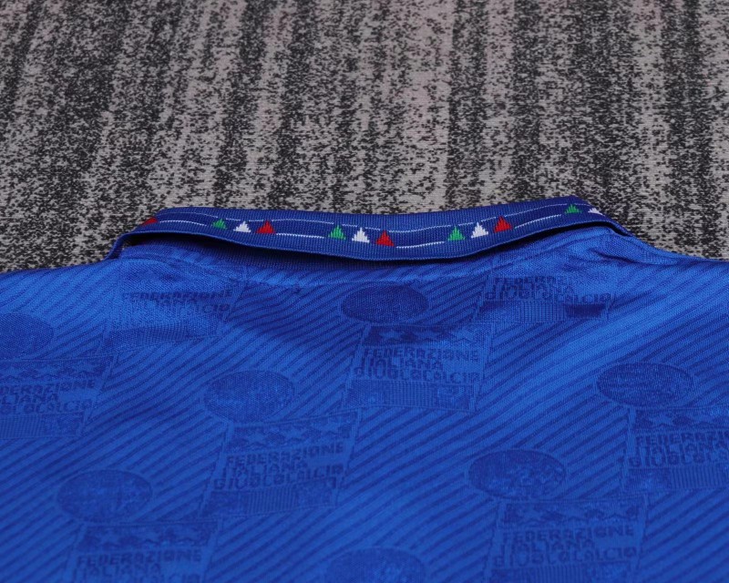 Retro Kids 1994 Italy Home Blue Jersey
