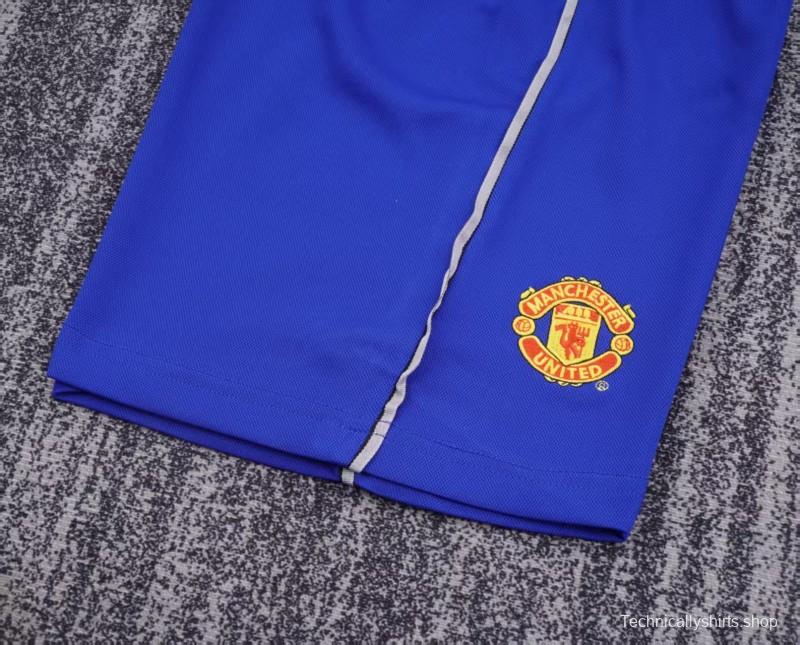Retro Kids 02/03 Manchester United Blue Third Jersey