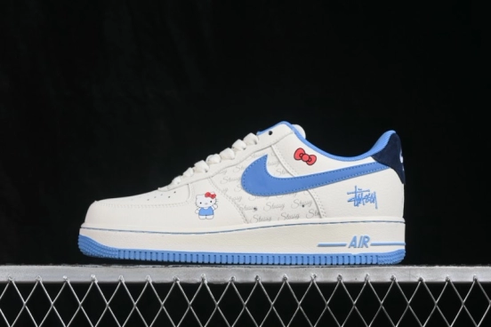 Nike Air Force 1 '07 Low Basketball Shoes with Full-Length Air Cushion - QZ6683-901