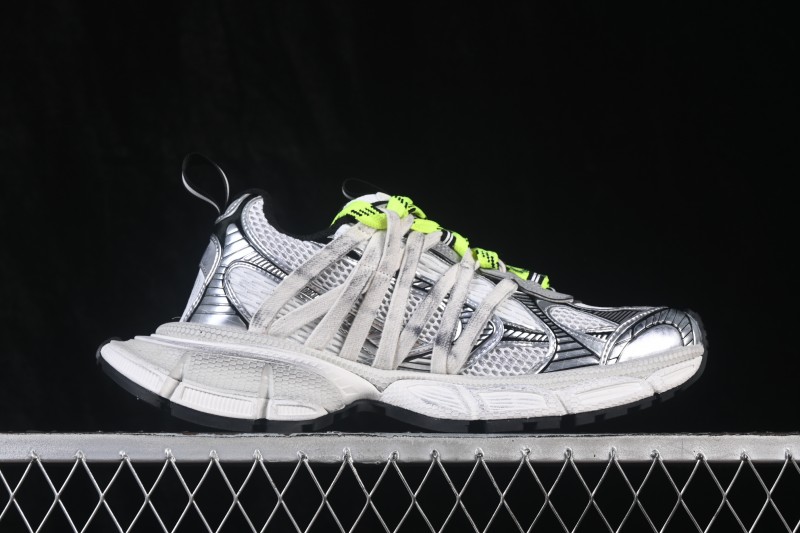 Balenciaga 3XL Interlace Running Shoes with Layered Mesh Upper and Advanced Cushioning - W3XTL1177
