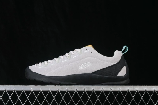 Keen Jasper Retro Street Style Outdoor Shoes in Light Gray-Yellow - F.C3