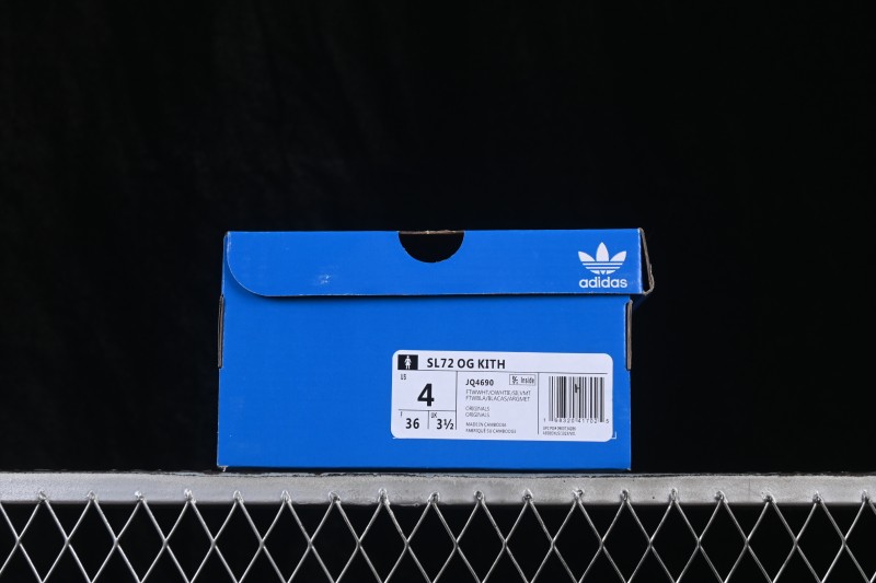 Adidas Originals SL 72 Retro Running Shoes with Classic Suede and Mesh Upper - JQ4690