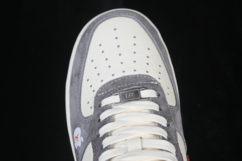 Nike Air Force 1 '07 Low Basketball Sneakers with Full-Length Air Cushion and Custom Box - DC9486-109