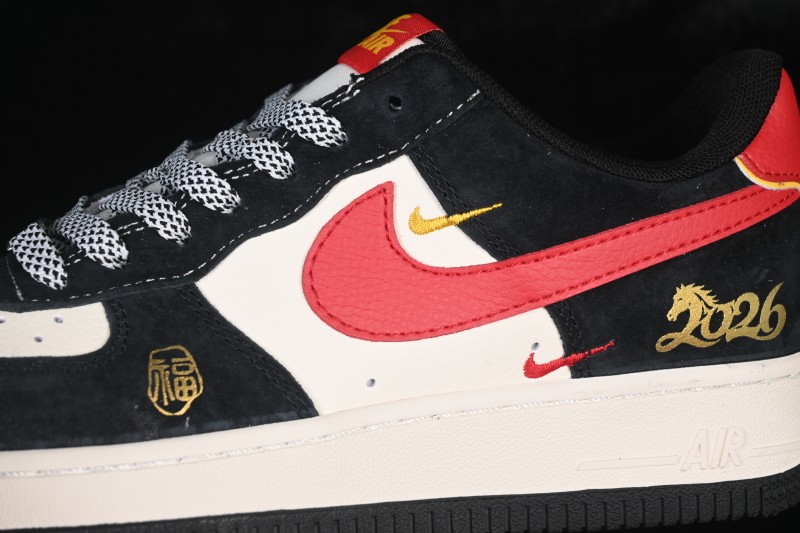 Nike Air Force 1 '07 Low Year of the Horse Limited Edition Casual Skateboarding Shoes with Premium Leather Upper - MZ9588-831