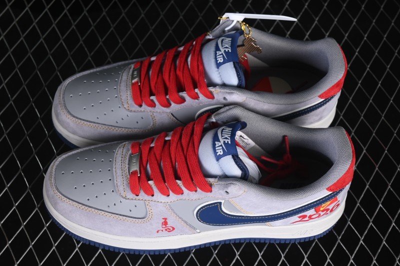 Nike Air Force 1 '07 Low Year of the Horse Limited Edition Retro Basketball Shoes with Auspicious Cloud Design - HT5088-623