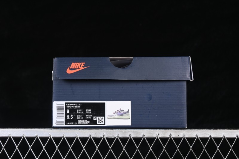 Nike Air Force 1 '07 Low Graffiti Art Sneakers with Hand-Drawn Details and Distressed Finish - LJ8822-121
