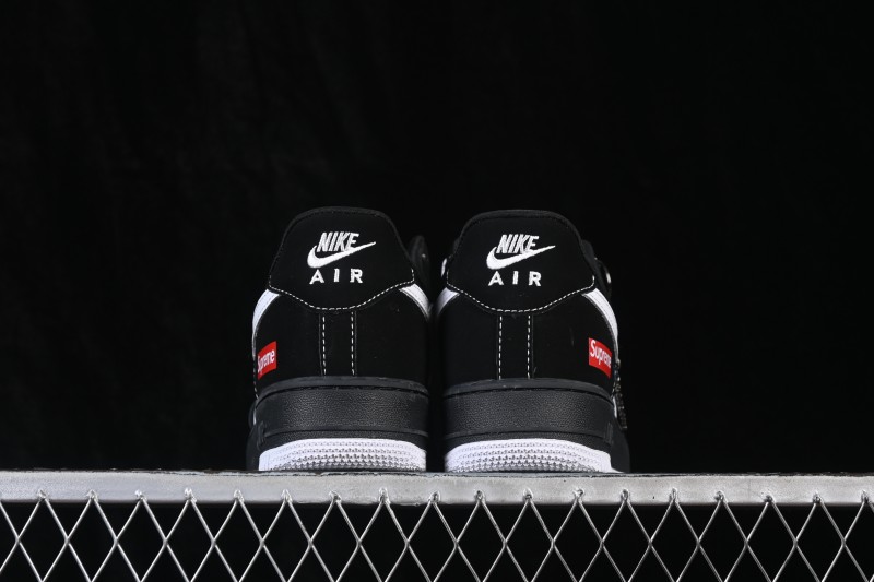 Nike Air Force 1 '07 Low Basketball Shoes with Clean Contrast Design and Full-Length Air Cushioning - KJ1688-027