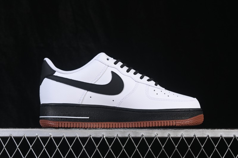 Nike Air Force 1 '07 Low Anime Style Classic Black and White Contrast Casual Sneakers - ZH0316-161